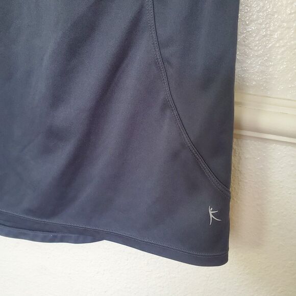 Danskin Now Semi Fitted Shirt Womens XXL 2XL Dark Gray Short Sleeve Dri More - Picture 4 of 14
